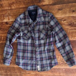 Pendleton Women’s Plaid Gambler Wool Shirt, size M